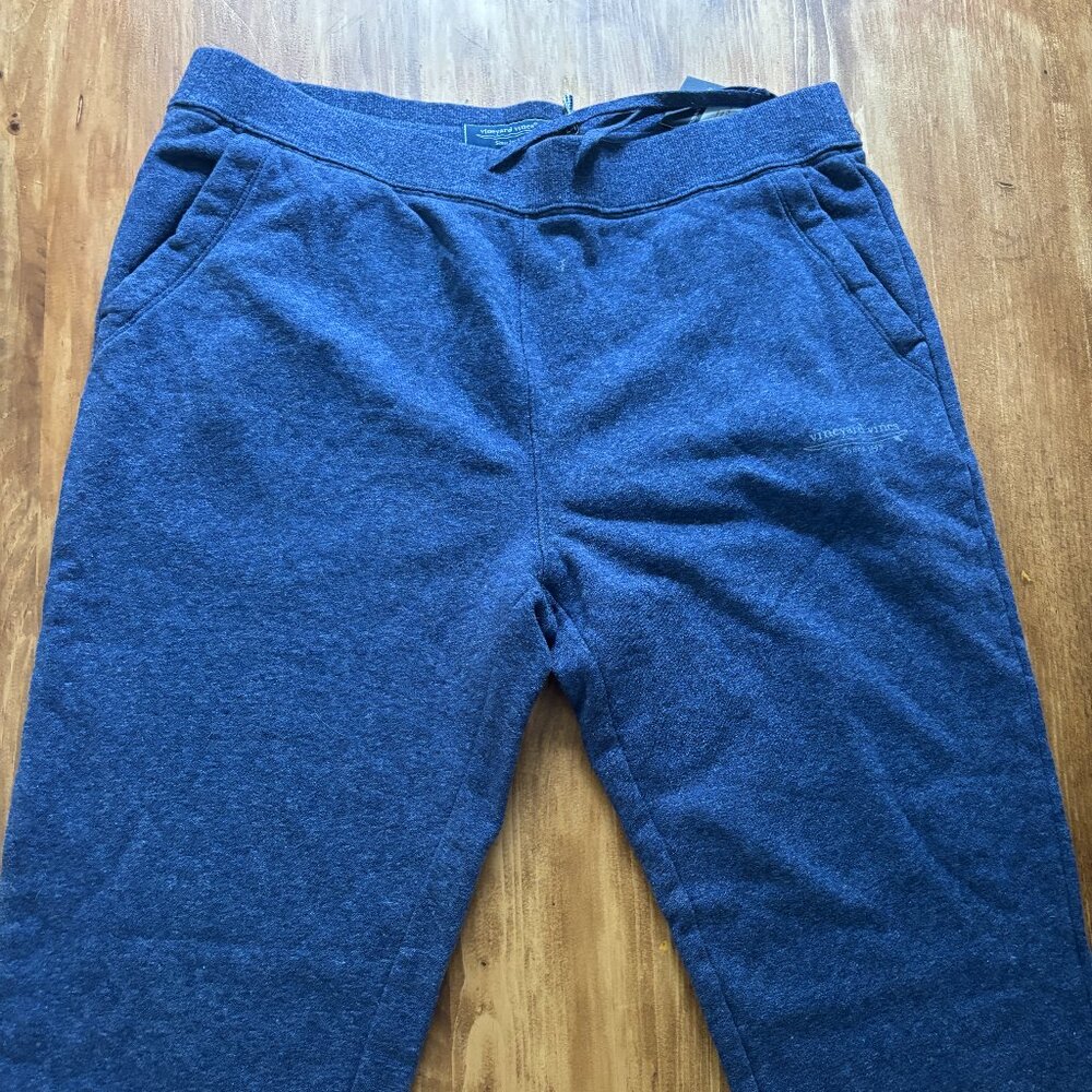 Vineyard Vines Surfside Jogger Sweatpants Sz L Baltic Blue - NEW WITH TAGS